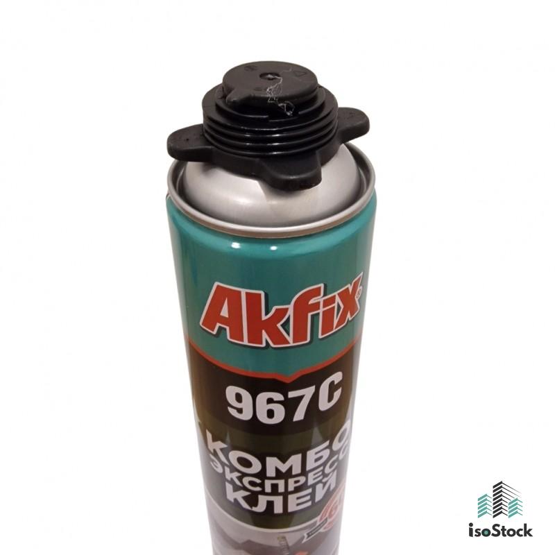 Akfix 967C Adeziv poliuretanic rapid, aplicare cu pai și pistol, 750ml