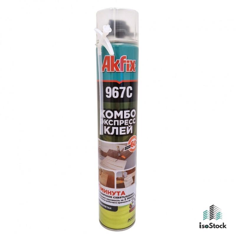 Akfix 967C Adeziv poliuretanic rapid, aplicare cu pai și pistol, 750ml
