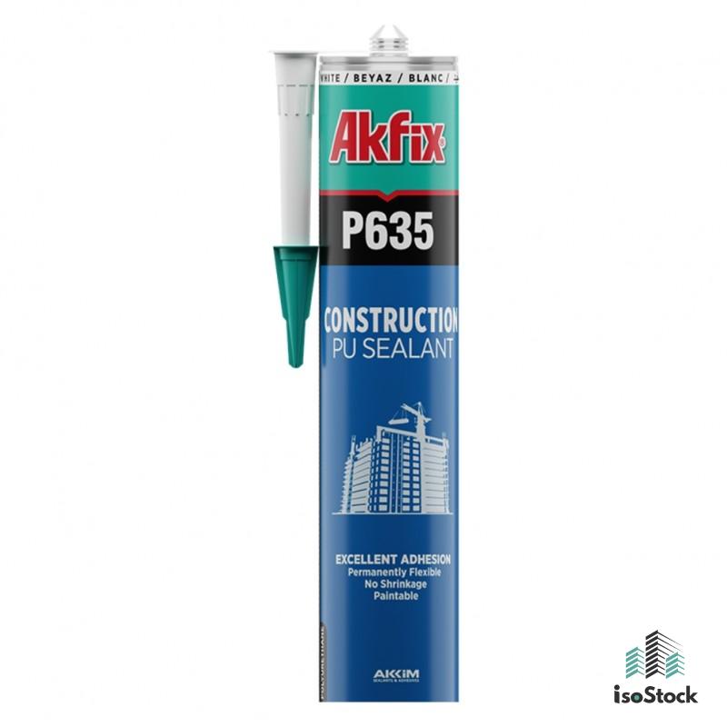 Akfix P635 Silicon etanșant poliuretanic pentru construcții ALB, 310 ml