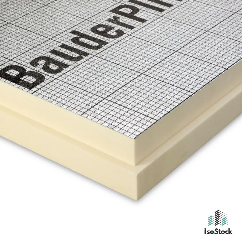 Bauder PIR FA TE 50 MM, Aluminiu, falț drept, 7.20m2