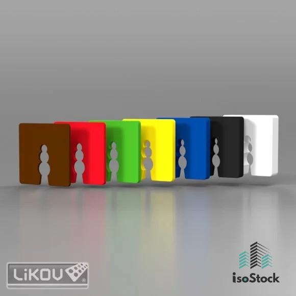 Distanțieri PVC profil soclu 2-15mm