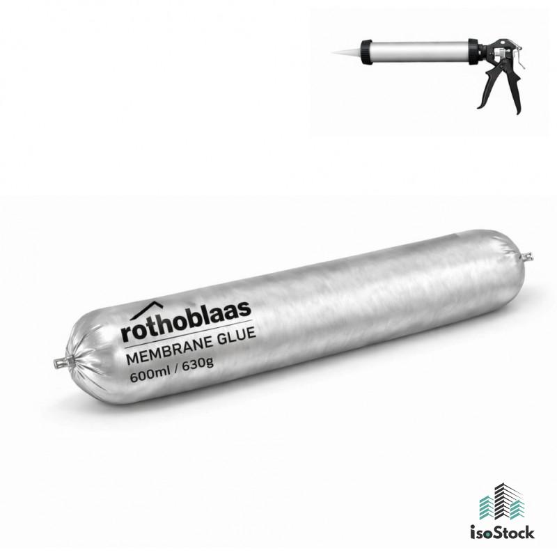 Rothoblaas MEMBRANE GLUE Adeziv pentru membrane și bariere de vapori, baton 600 ml