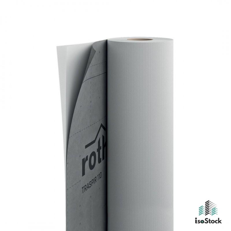 Rothoblaas Traspir 110, Membrana permeabila la vapori, montare la exterior, 75 mp