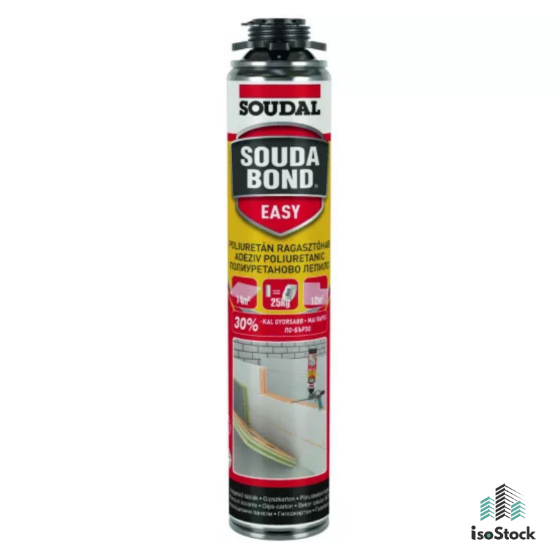 Soudal Soudabond Easy 1K Gun - adeziv poliuretanic pentru construcții