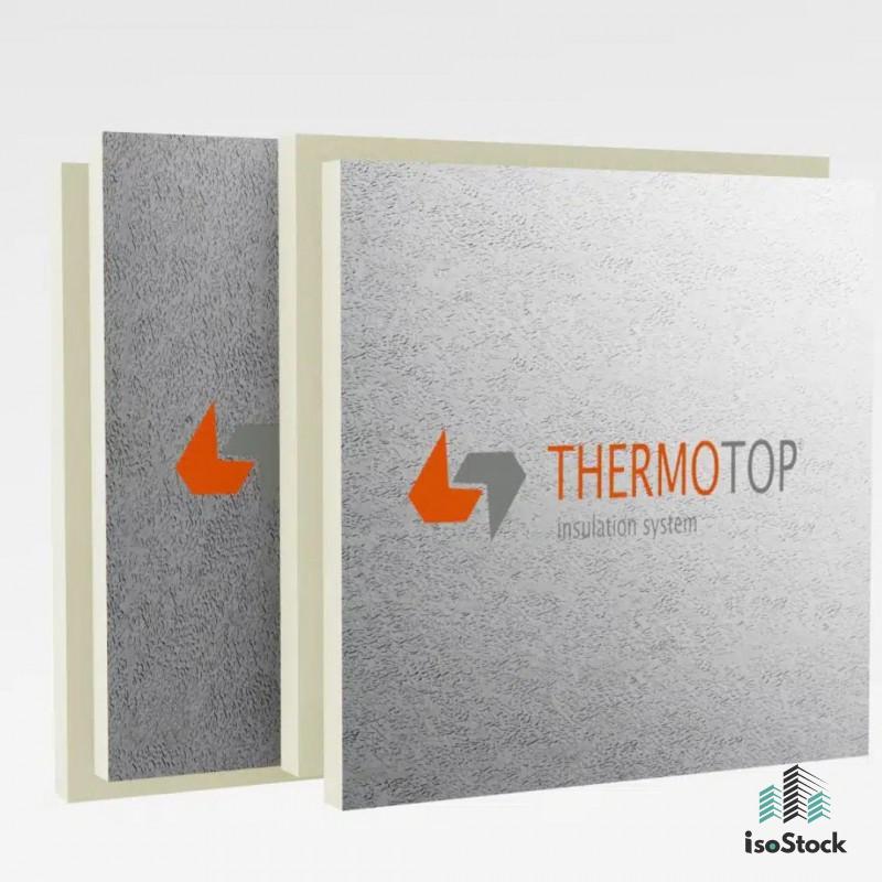 THERMOTOP PIR, 30mm AL/AL 1200/1200mm, falț drept