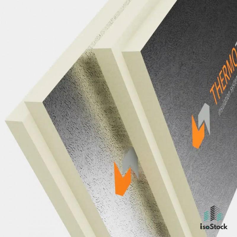 THERMOTOP PIR, 30mm AL/AL 1200/1200mm, falț drept