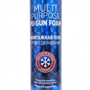 Akfix 807P  Spumă poliuretanică multifuncțională de iarnă  (-6°C), aplicare cu pistol, 750 ml