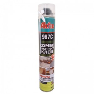 Akfix 967C Adeziv poliuretanic rapid, aplicare cu pai și pistol, 750ml
