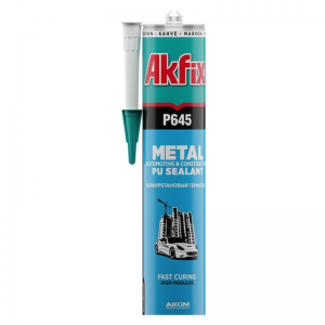 Akfix P645 Silicon etanșant pentru metale, gri 310ml