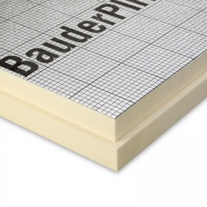 Bauder PIR FA TE F 140 MM, Aluminiu, falț L,  2,16 m²