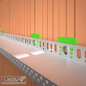 Distanțieri PVC profil soclu 2-15mm