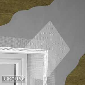 Plasă fibră 3D pentru armare diagonală tâmplărie