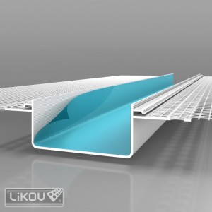 Profil LIKOV PVC  pentru rosturi decorative 50x20mm/2.5m