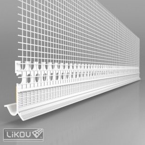 Profil picurător cu plasă pentru profil soclu 2.5m
