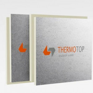THERMOTOP PIR, 30mm AL/AL 1200/1200mm, falț drept